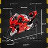 1/12 Scale V4S Genuine Alloy Motorcycle Model Static Die Casting Toy Collection Model Gift,Suitable for Making Collectible Ornaments