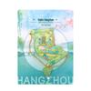 Creative Hangzhou Magnetic Scroll Decoration - Chinese Style Cultural City Souvenir Refrigerator Sticker