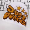 Knitted Hat Retro With Letter And Star Embroidery Design For Hip Hop Look Street