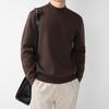 Autumn Men's Half-High Collar Sweater: Stylish Korean Fashion Pullover