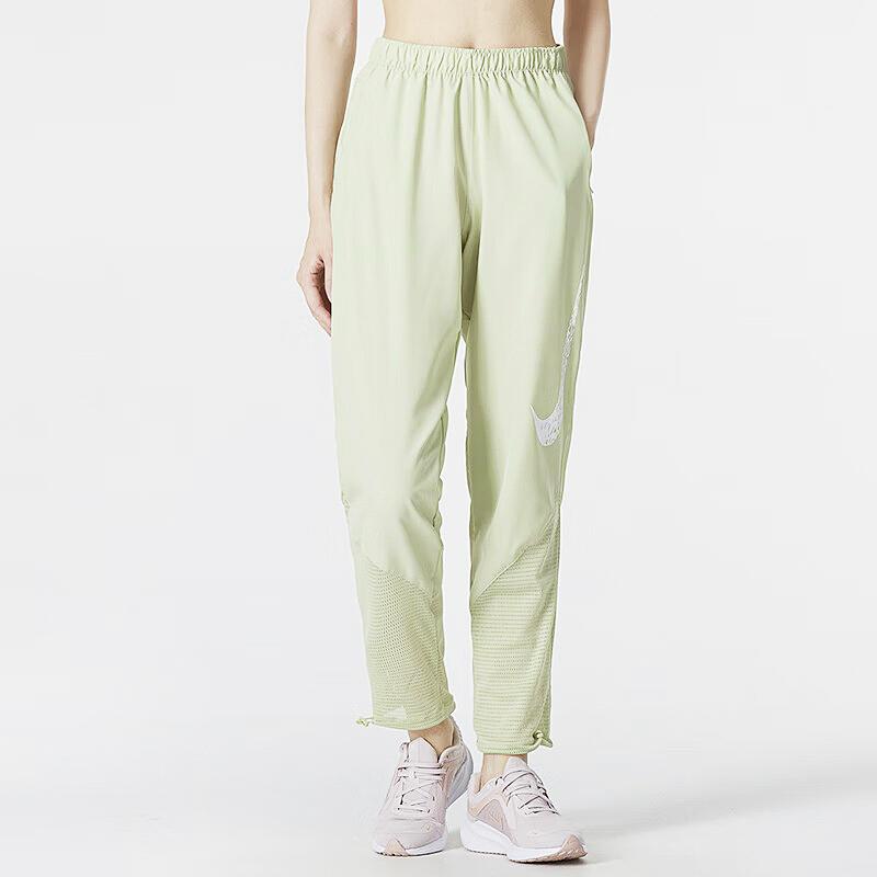 New Nike Running Pants Women's Green DM7772-371
