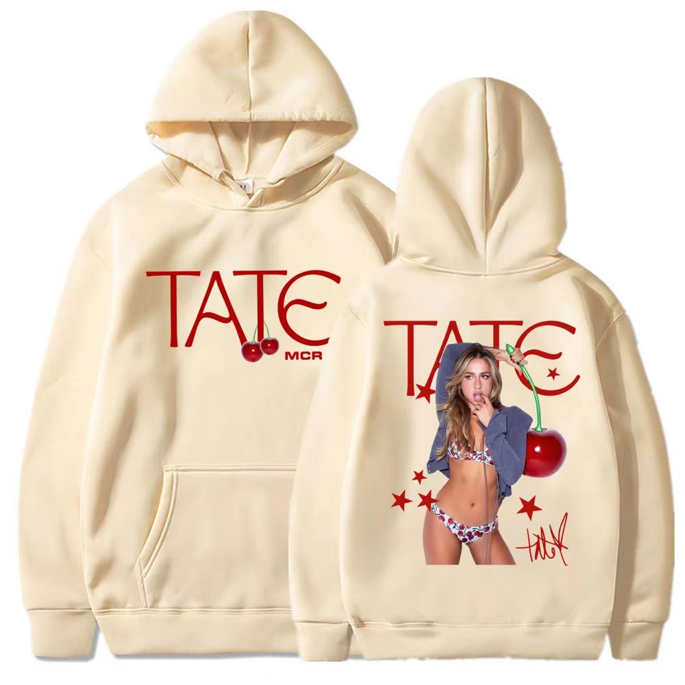 2026 Hot Singer Tate Mcrae Album Graphic Hoodies Y2K Men Women Vintage Printed Sweatshirt Trendy Streetwear for Daily Looks