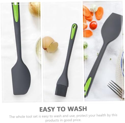Food Grade Silicone Spatula, Heat-Resistant Baking Utensil for Mixing, Spreading, Decorating, BPA-Free, Easy to Clean