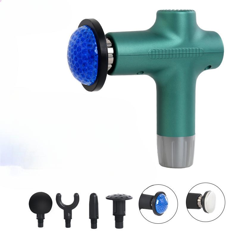 

Мини-пистолет для расслабления мышц, массажер для йоги, фитнеса, мышечная мембрана, инструмент с ЖК-дисплеем, беспроводной электрический пистолет для фасции English manual