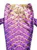 Mermaid Tail Girls' Swimsuit - High-Elastic, Quick-Drying Ariel Princess Design