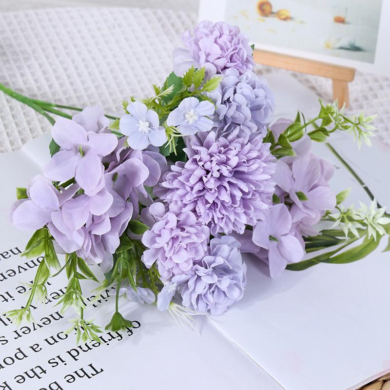 Realistic Silk Rose Bouquet For Outdoor Events And Home Decoration