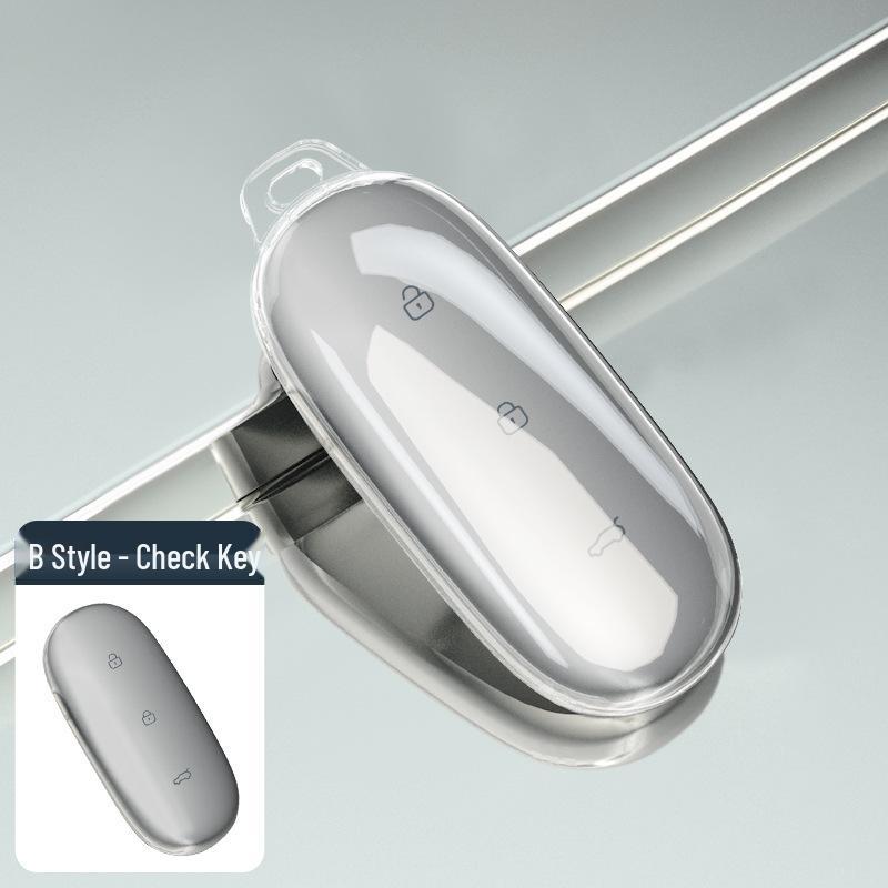 

Li Auto L6/L7/L8/L9 & Mega One Key Case: Protective Transparent Shell with Buckle