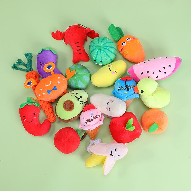 Popular Plush Pet Toy Set - Durable, Sounding Chew Toys for Dogs & Cats, Self-Entertainment & Boredom Relief