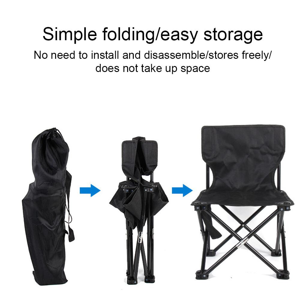 Camping Chair Fishing Stool Outdoor Supplies Barbecue Accessories Non-slippery Professional Picnic Chairs Folding Stools