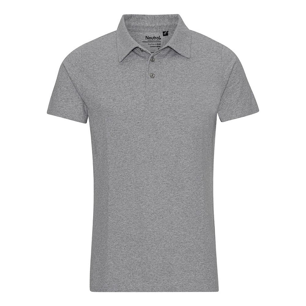 Neutral Mens Recycled Cotton Polo Shirt
