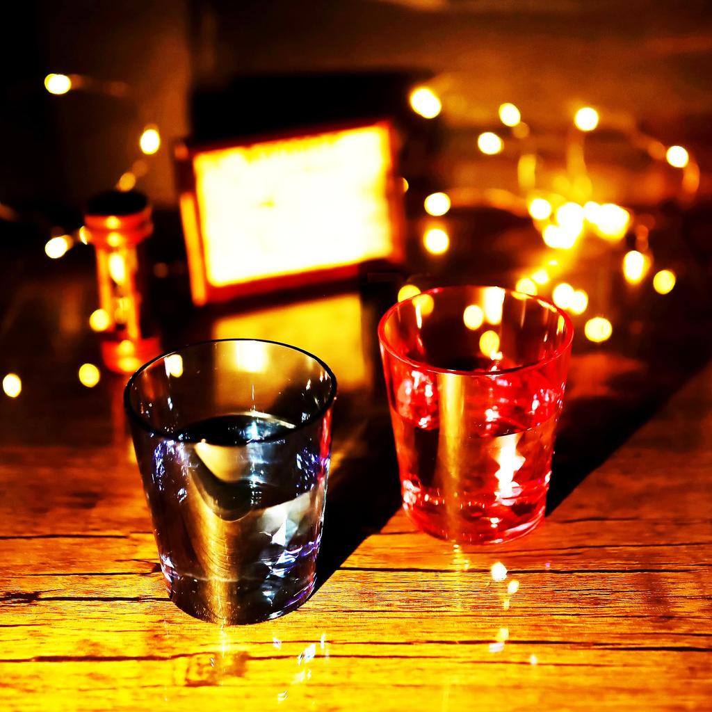 SCANDINOVIA In 400ml Unbreakable Glasses Diamond Design Set of 6 Unbreakable Plastic Cups High Grade Plastic Cups BPA Free Dishwasher and Dryer Safe