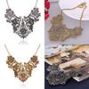 Retro European Alloy Floral Choker With Pendant For Women And Special Events