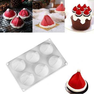 Neu Weihnachten Hut Silikon Formen Kuchen Dekorieren Werkzeug Backformen Französisch Dessert Mousse Kuchen