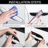 For Toyota Prius XW30 30 2010~2015 2014 2013 Car Door Handle Covers Stickers Auto Exterior Scratch Protective Decor Accessories