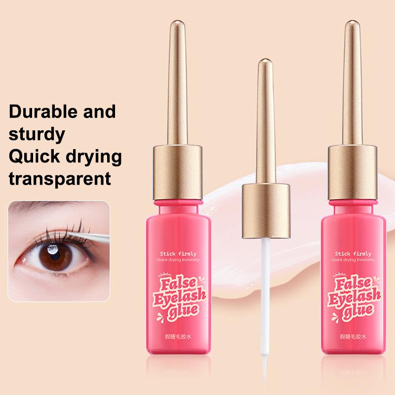 12G False Eyelash Extension Glue Waterproof Fast Dry Long Lasting Strong No Irritation Transparent Eyelash Extension Primer Tool