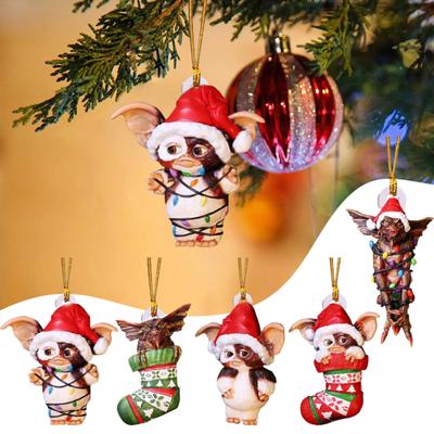 Kreative süße Weihnachtsform, Anhänger, Strumpf, Hund, fliegender Drache, Figur, Weihnachtsbaum, hängende Verzierung, Urlaub