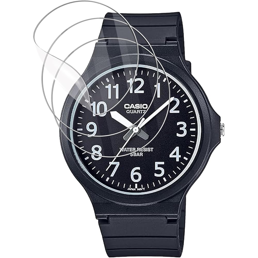 Совместимая модель часов Casio Collection MW-240-1BJH Мужские Черный защитная пленка, тонкая, отпечаткоустойчи...