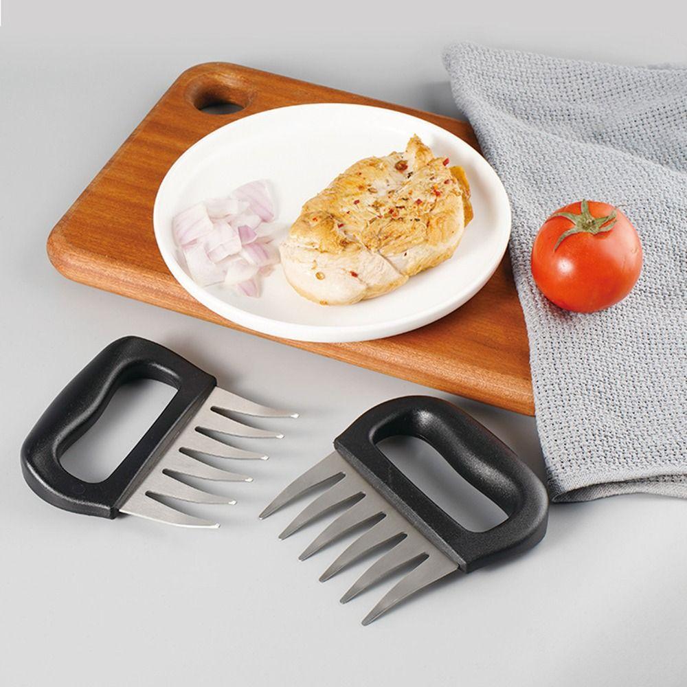 2Pcs Manual Bear Claw Meat Grinder Non-Slip Grip Meat Shredder  Pulled Pork Chicken