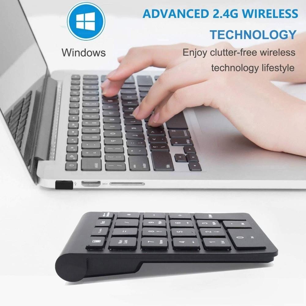 USB 2.4G 22 Keys Numerical Keyboard 22 Keys Digital Numpad Number Pad Mini Digital Keypad  Office