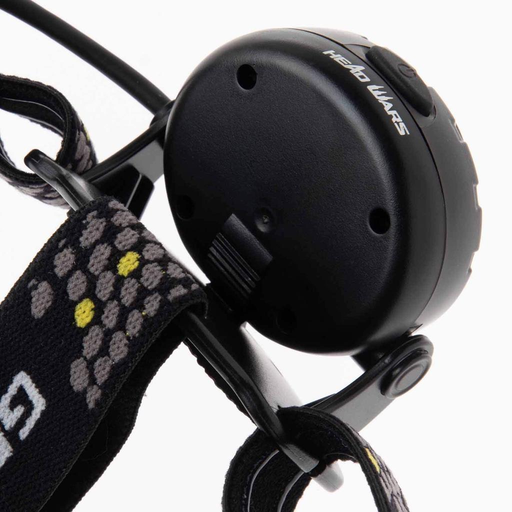 GENTOS LED USB 520 6 Hours of Operational Run Rear Recognition Requires a Rechargeable Battery or 3 AA Batteries ANSI Head W x D x H HLP-2103