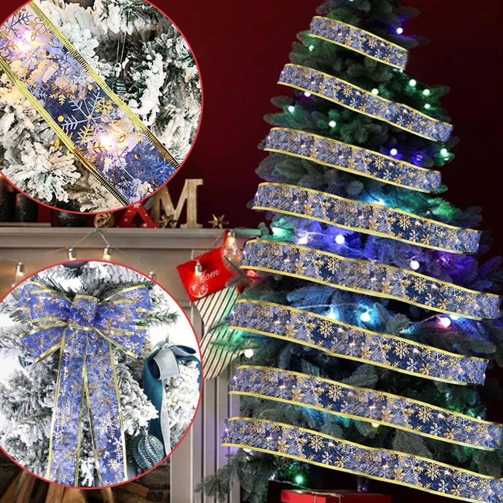 Jasné LED vánoční mašle pro sváteční domácí dekoraci a aranžmá