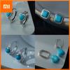 925 Sterling Silver Earrings For Women Trendy Geometric Blue Stone Earring Jewelry Prevent Allergy Party Gift Accessories