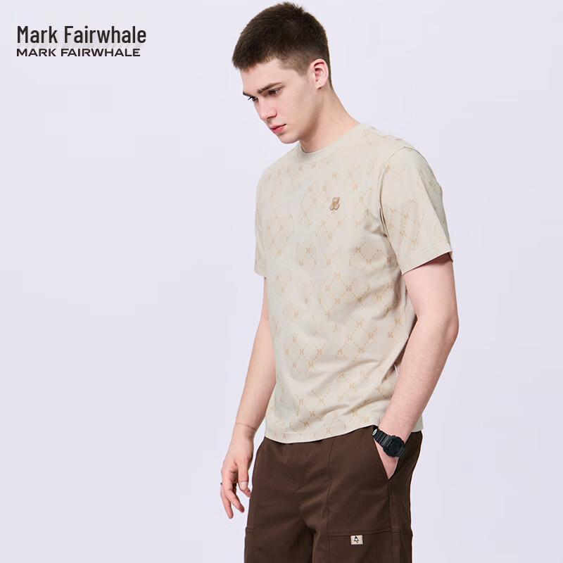 

Mark Fairwhale Men s Trendy Print Embroidered T-Shirt 2XL
