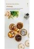 Transparent Dustproof Snack Tray with Lid for Living Room Coffee Table