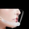 Transparente Catering-Maske Lebensmittel Speziell Küche Kochmaske Antibeschlag Visuell Kunststoff Anti-Speichel Einweg