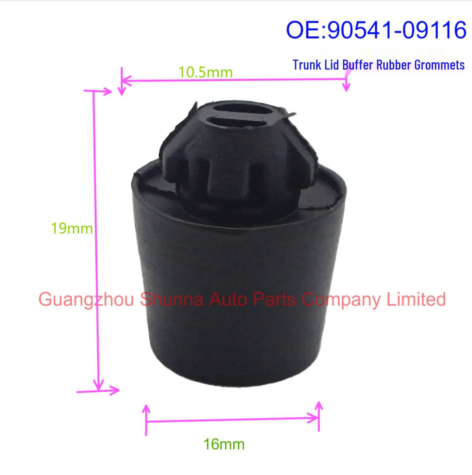Toyota Lexus Vios Camry Crown Trunk Lid Buffer Rubber Grommets (90541-09116) GZSN