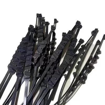 10PCS Universal Winter Car Tyre Anti-skid Chain Snow Emergency Quick Chain Motorbike Tyre Anti-skid Tie Thickening Type
