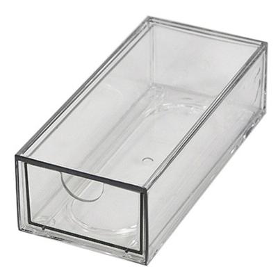 INS Desktop Storage Box Dust Proof Stackable Cosmetics Organizer Multi-function Durable Transparent Organizer Shelf Skin Care