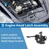 Hood Latch Assembly for Honda Civic 2004-2005 Engine Hood Latch Lock Release No.74120S5A509 1 Pc
