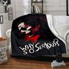 1pc Joker Serious Flannel Throw Blanket Lightweight Soft Warm All Season Blanket for Sofa, Bed, Travel,L1028154