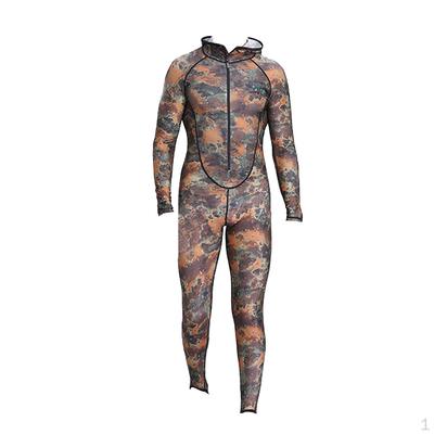 Mens Full Body Diving Suit Scuba Practicing