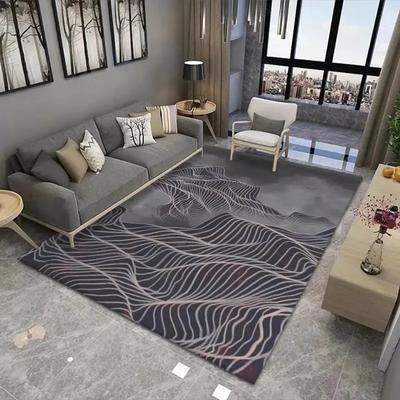 Gold Line Carpets for Living Room Big Size Coffee Tables Rug Bedroom Carpet Lounge Large Area Rugs Decoration Home Floor Mats