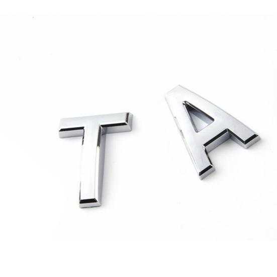 5cm Plated Door Plaque Address English Letter Alphabet Plate Sign for Home Address