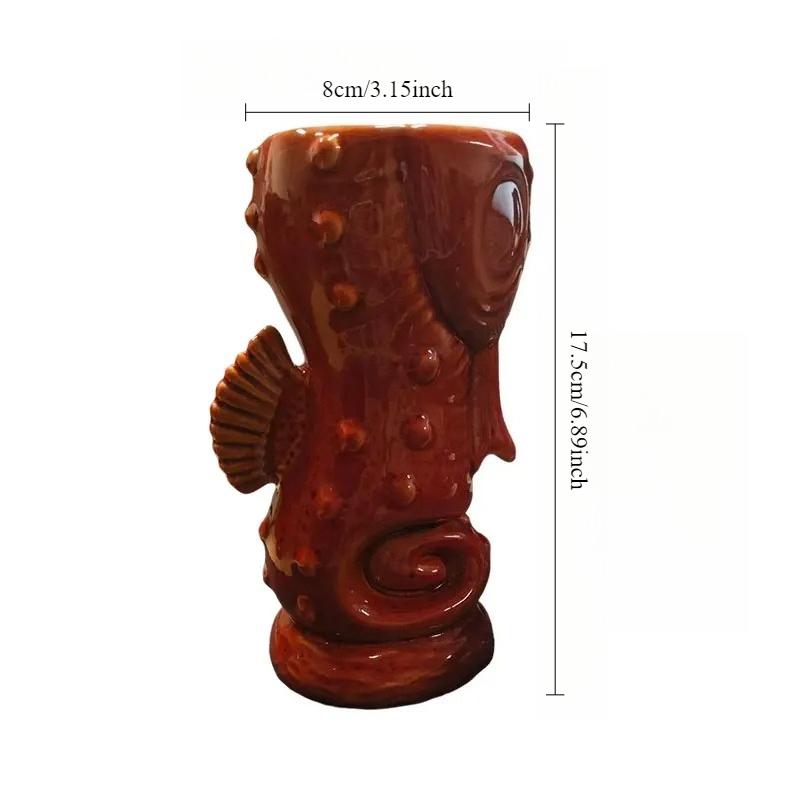 

Creative Hawaiian Cocktail Cup Home Decoration Accessories Halloween Personalized Wine Cup Ceramic Beverage Mug Christmas Gift