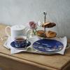 [Officially Imported] Wedgwood Wanderlust Blue Pagoda Teacup & Saucer 200ml, Wedding Gift, 40031709