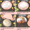 Silicone Banneton Bread Proofing Baskets, Round Foldable Sourdough Baking Basket 9 Inch Bread Making Proofing Bowls