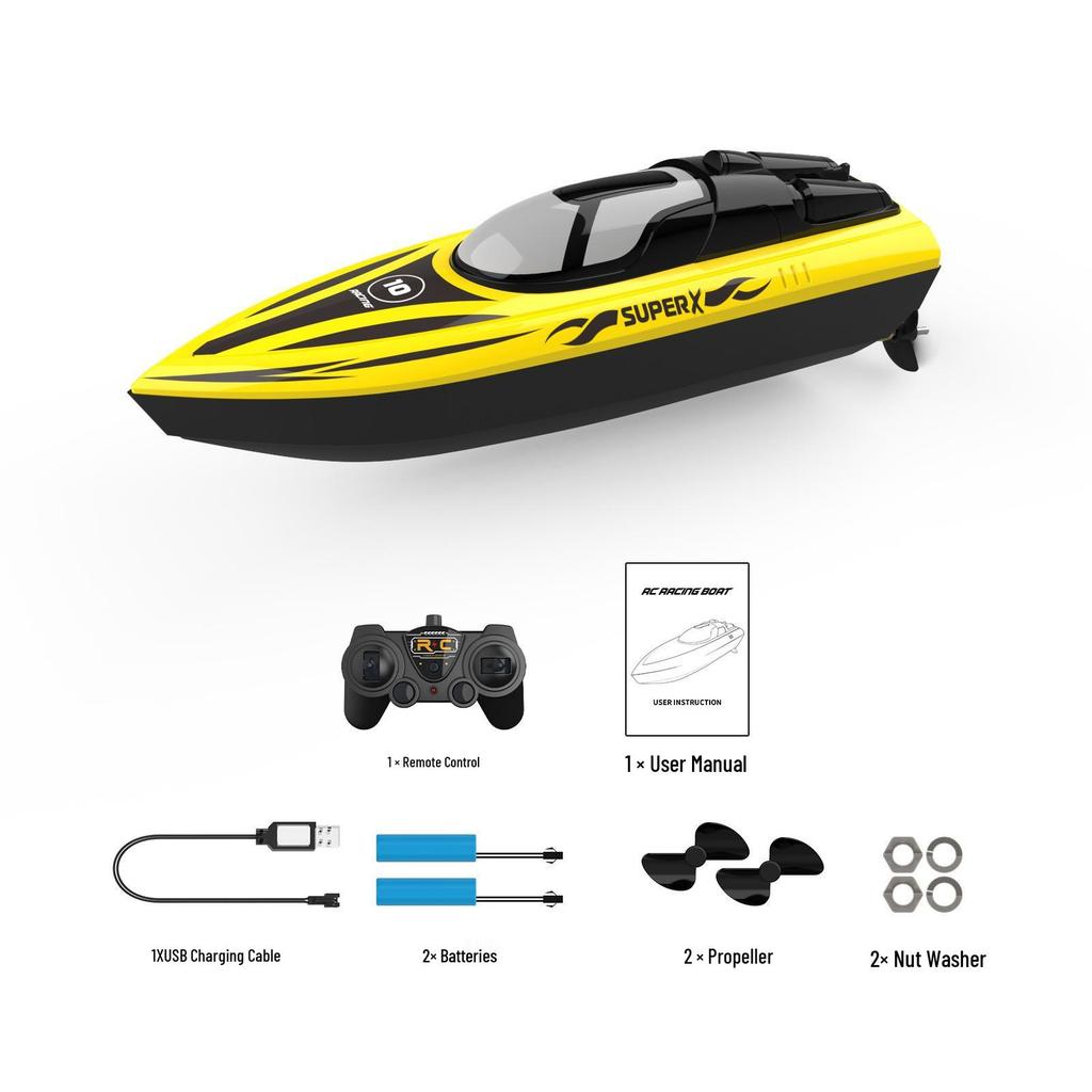 Smart Remote Control Speedboat for Kids – Educational Outdoor Toy Boat