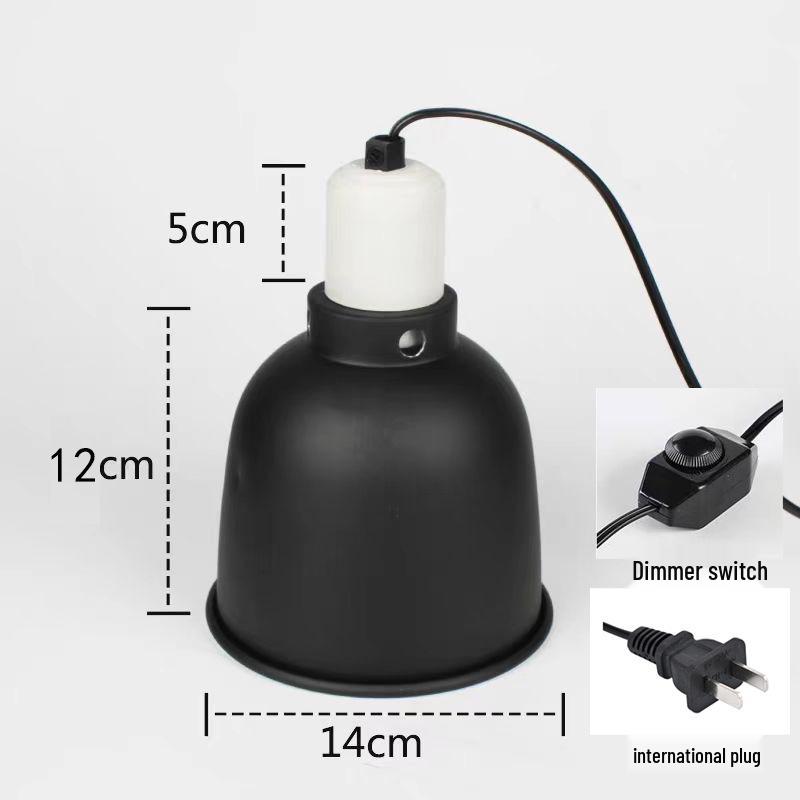 Turtle Basking Reptile Lamp: Adjustable Heat-Resistant Sun Lamp Cover with Focused Light and Heat Control