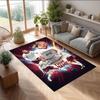 Erling Haaland Printed Crystal Velvet Rug Non‑Slip Crystal Velvet Carpet For Sofa Bedroom Indoor Home Decoration