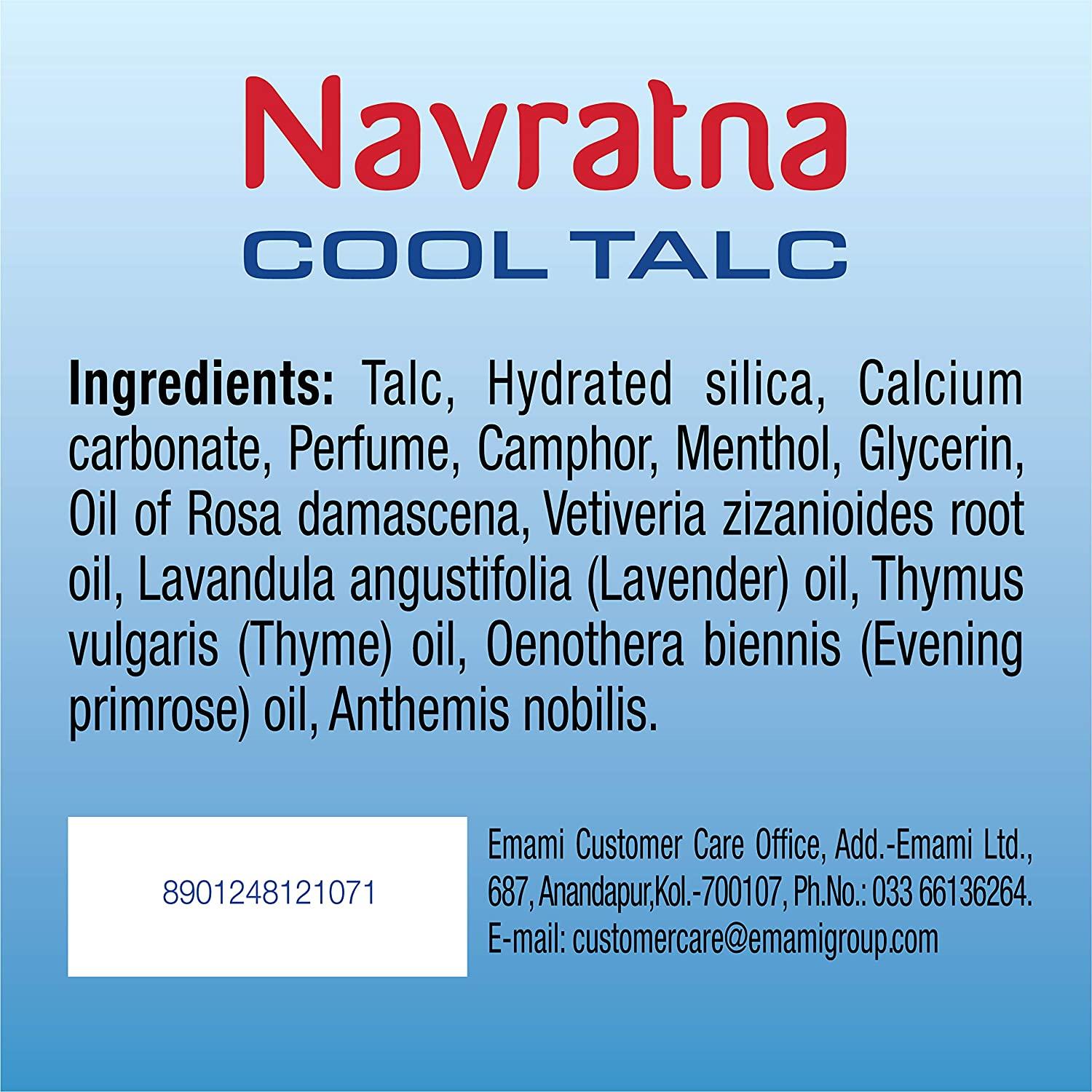 Navratna Cool Mint Свежий тальк | Мгновенное поглощение пота и охлаждающий эффект | — фото 6