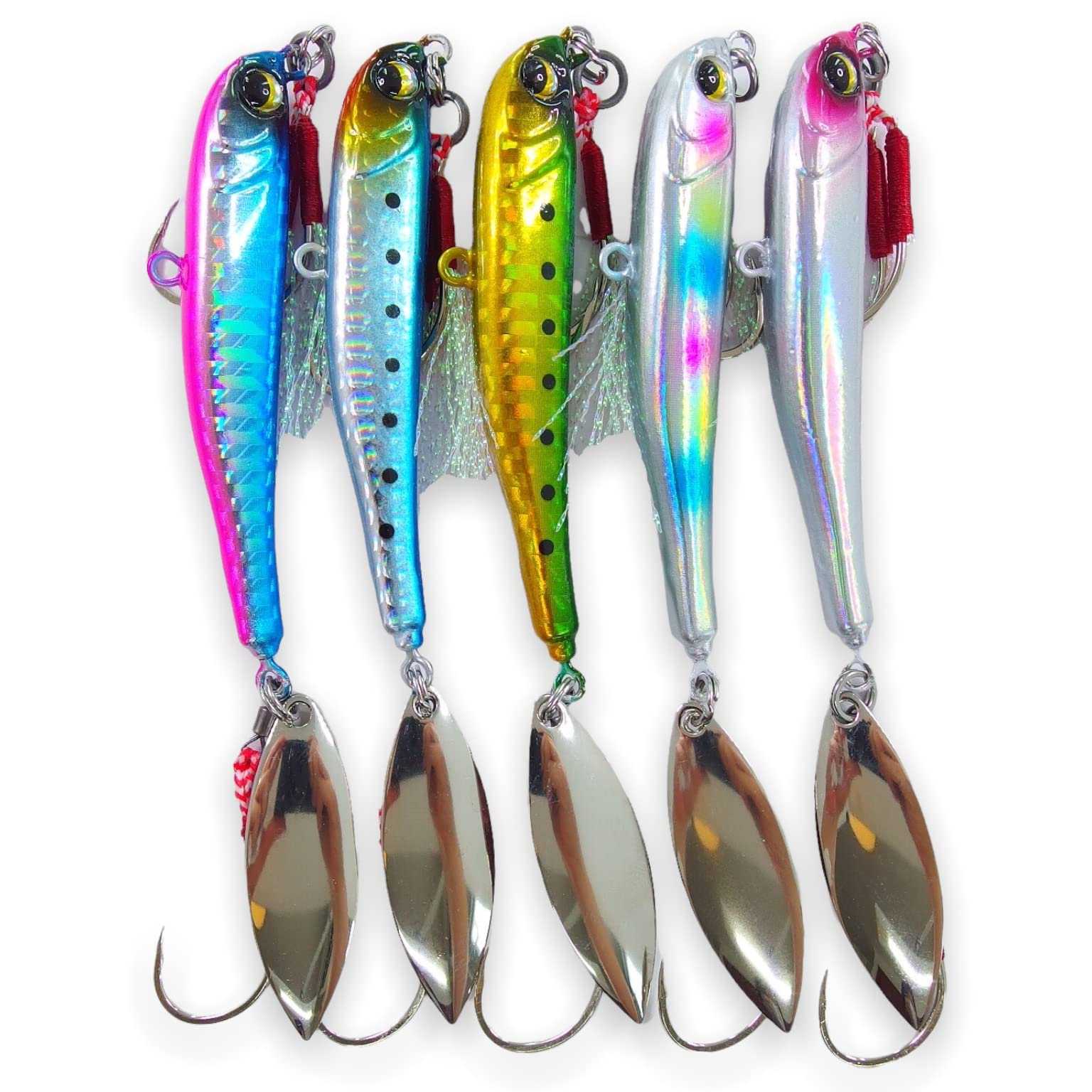 

Momo Lure Easy Maki Jig набор для морской, красной и синей воды [momo lure] 5 штук окунь, лещ, групер, рыба. (40г - набор из 5 предметов)