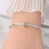 925 Silver Paw Prints Flowers Stars Moon Butterfly Safety Buckle Spacer Beads Fit Bracelets Necklace DIY Jewelry Gifts