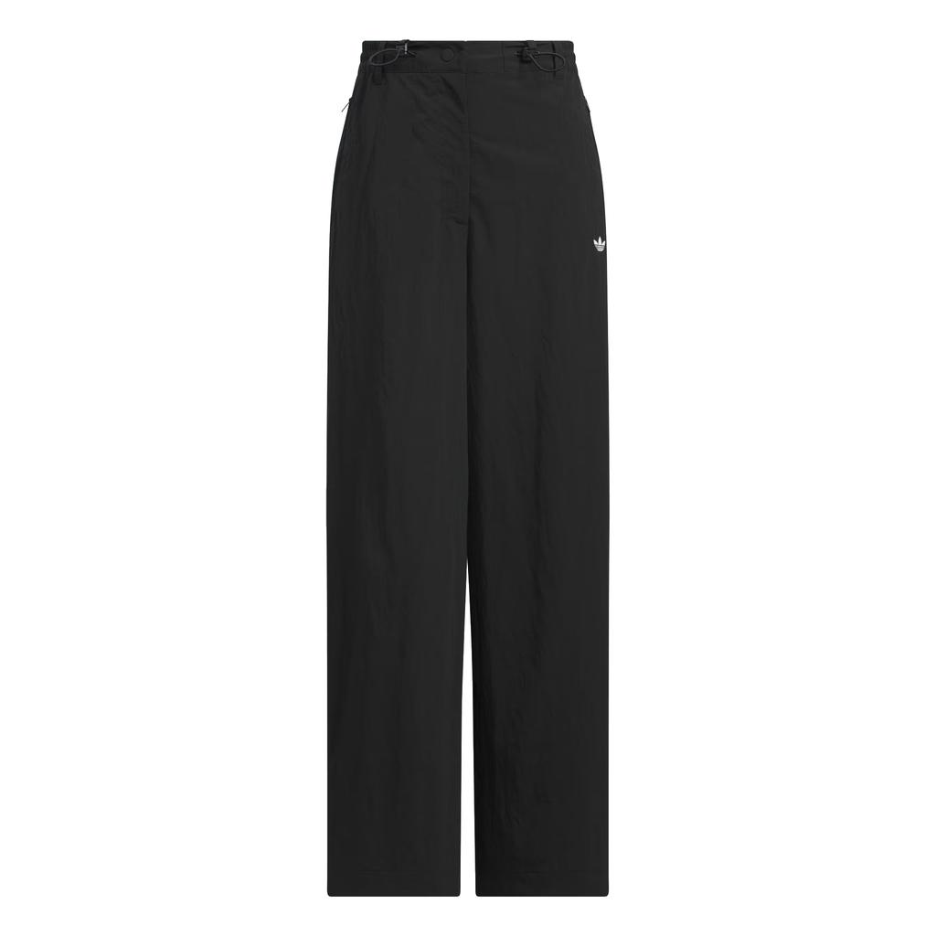 Adidas Originals Atlanta Wide Leg Track Pants Women Bottoms Black White JD6383