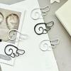 10/20/50Pcs Ins Style Angel Wing Shaped Metal Paper Clips Simple Cute Pin For Student Stationery Office Decoration Supplies