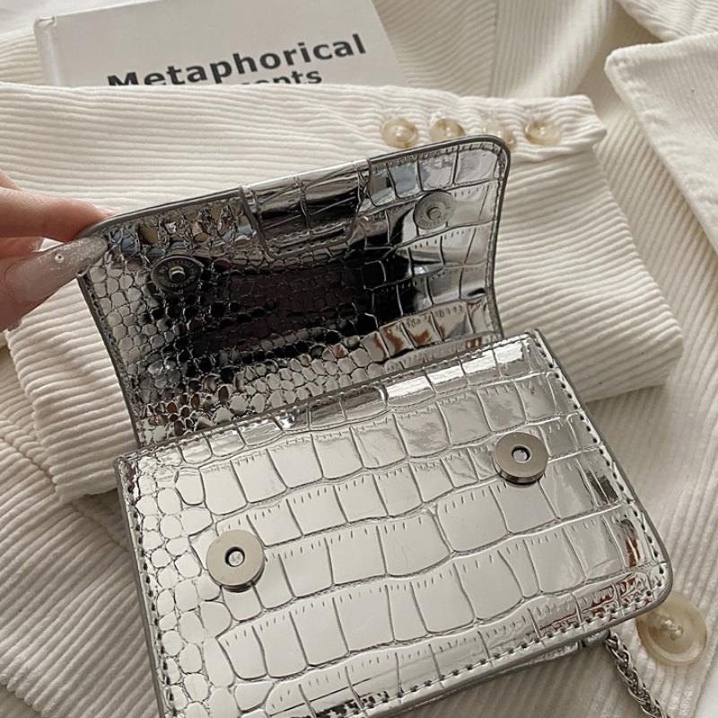 Women'S Rhombus Chain Small Square Bag High-End Fashion Shoulder Messenger Versatile Elegant Trendy Mini Bag