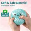 Toys Soft Giant Dumpling Squishy Bun Toy: Transparent Glitter Squeeze Toy, ASMR Stress Relief Ball Slow Rebound, Sensory Fidget